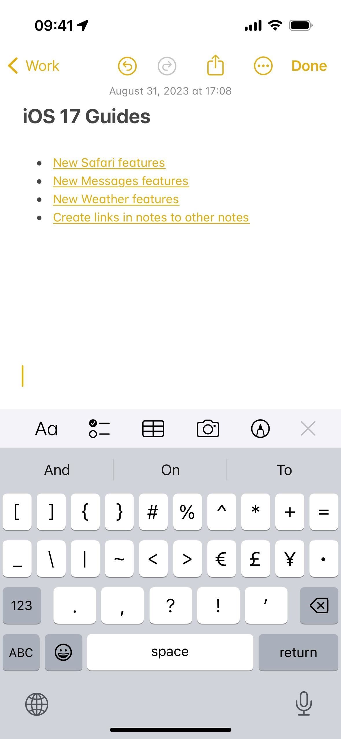 Apple Notes' Biggest Feature in Years Lets You Finally Link Your Notes Together