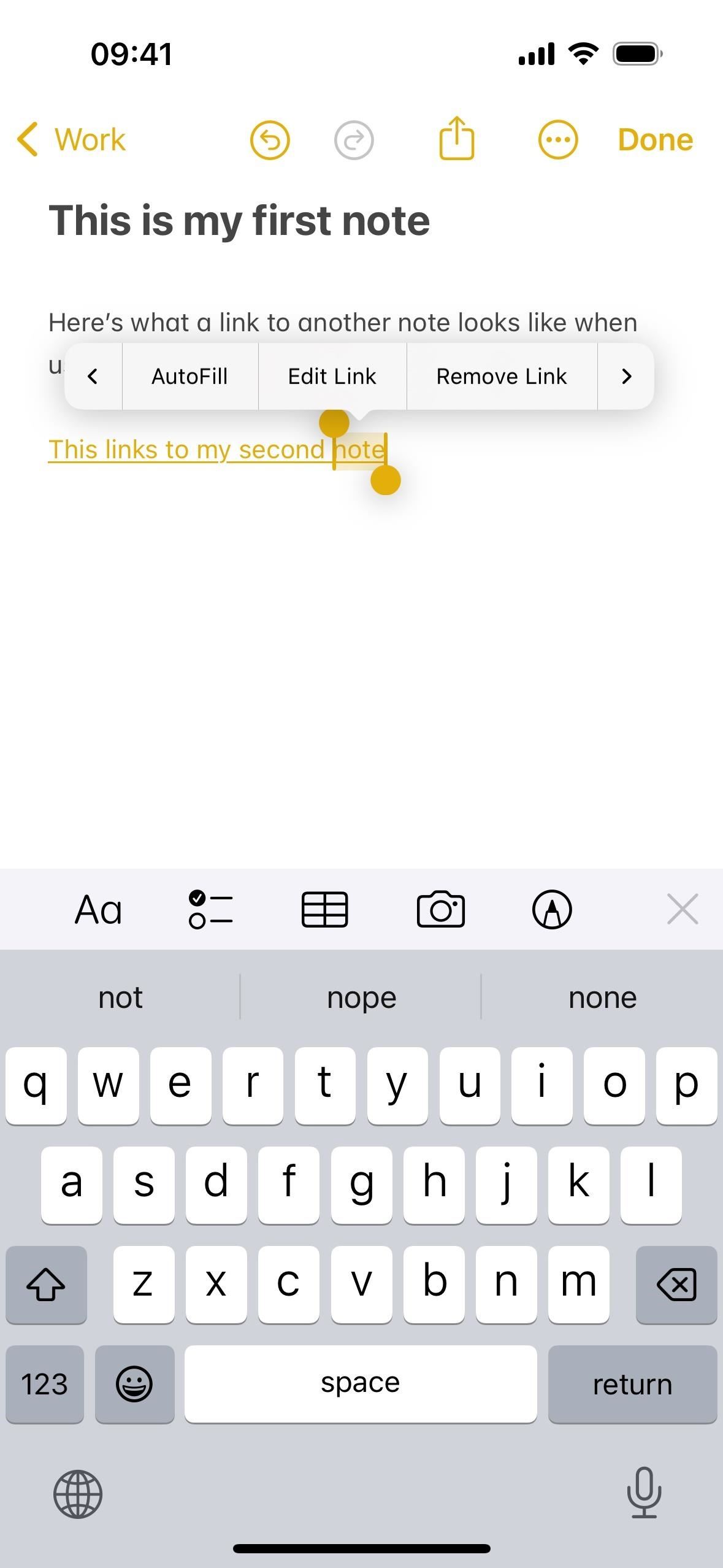 Apple Notes' Biggest Feature in Years Lets You Finally Link Your Notes Together