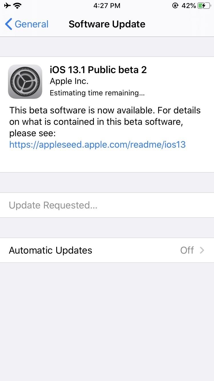 Apple Releases iOS 13.1 Public Beta 2 for iPhone to Software Testers