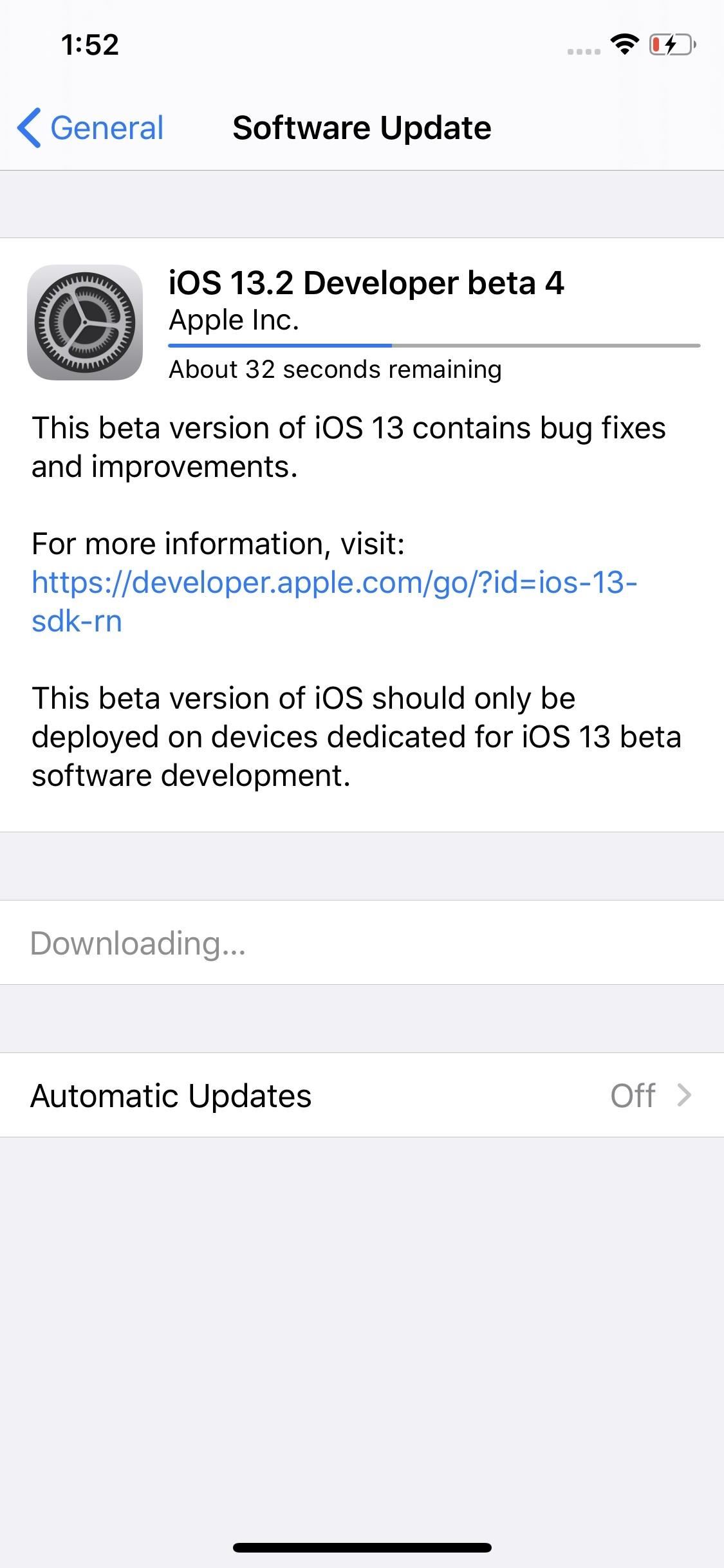 Apple Releases iOS 13.2 Developer Beta 4 for iPhone