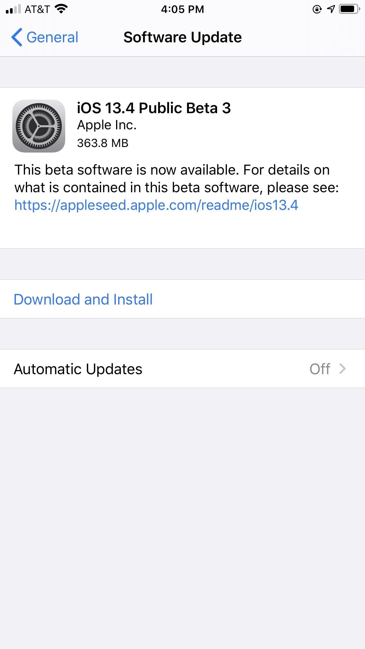 Apple Releases iOS 13.4 Public Beta 3 for iPhone, Hints at Future 'OS Recovery' Mode