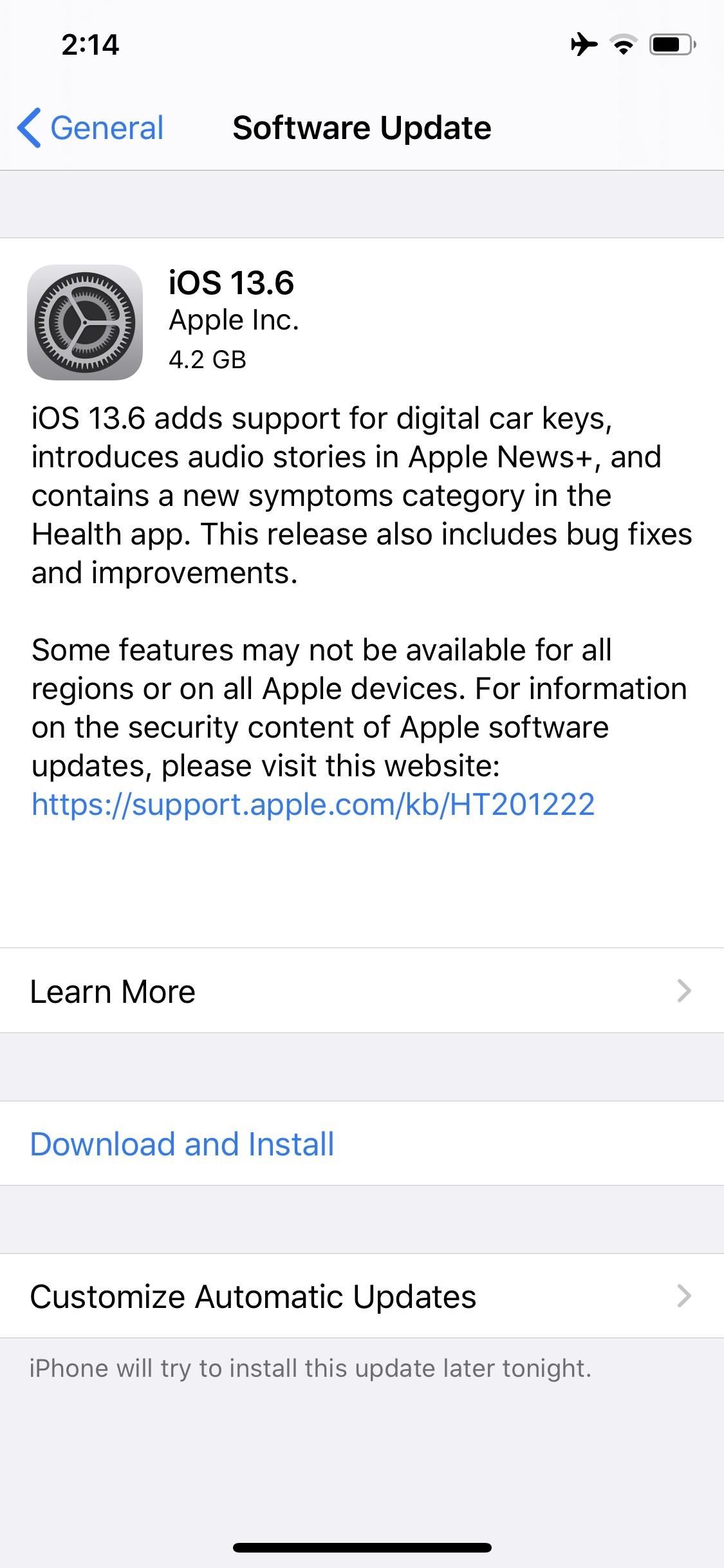 Apple Releases iOS 13.6 GM for Developers, Includes CarKey Support, Apple News Audio & Symptom Tracker