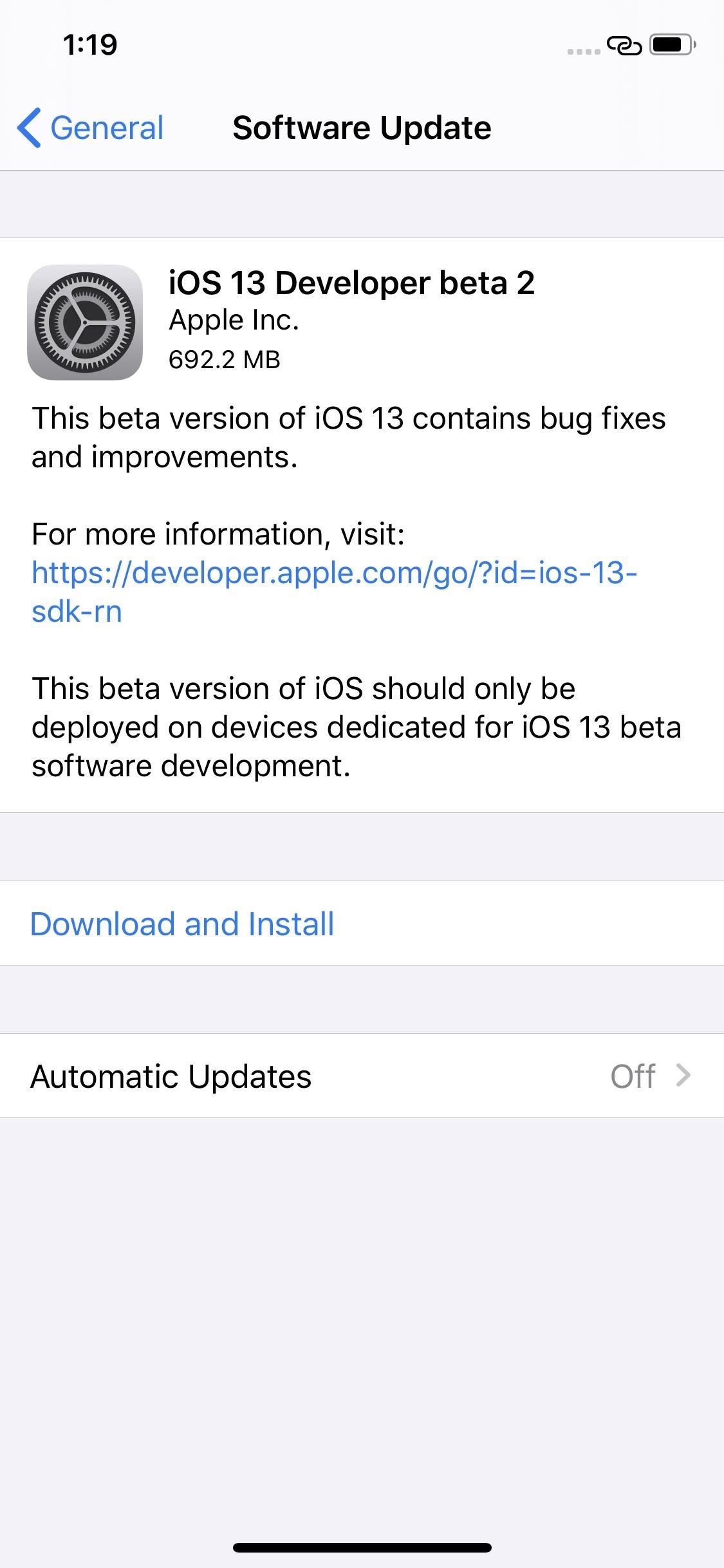 Apple Releases iOS 13 Developer Beta 2 with Config Profile OTAs, Plus Controls & New Effect for Portrait Lighting