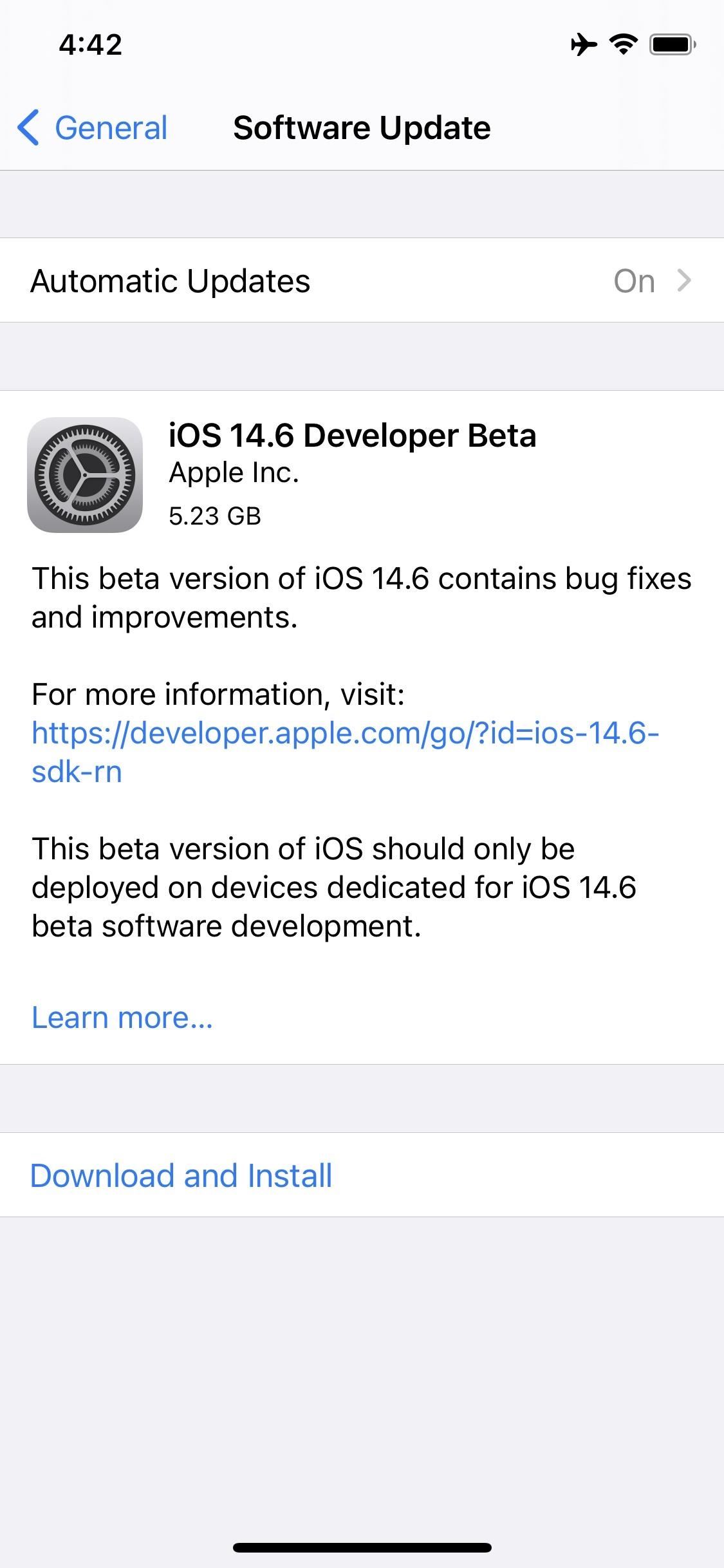 Apple Releases iOS 14.6 Beta 1 for iPhone