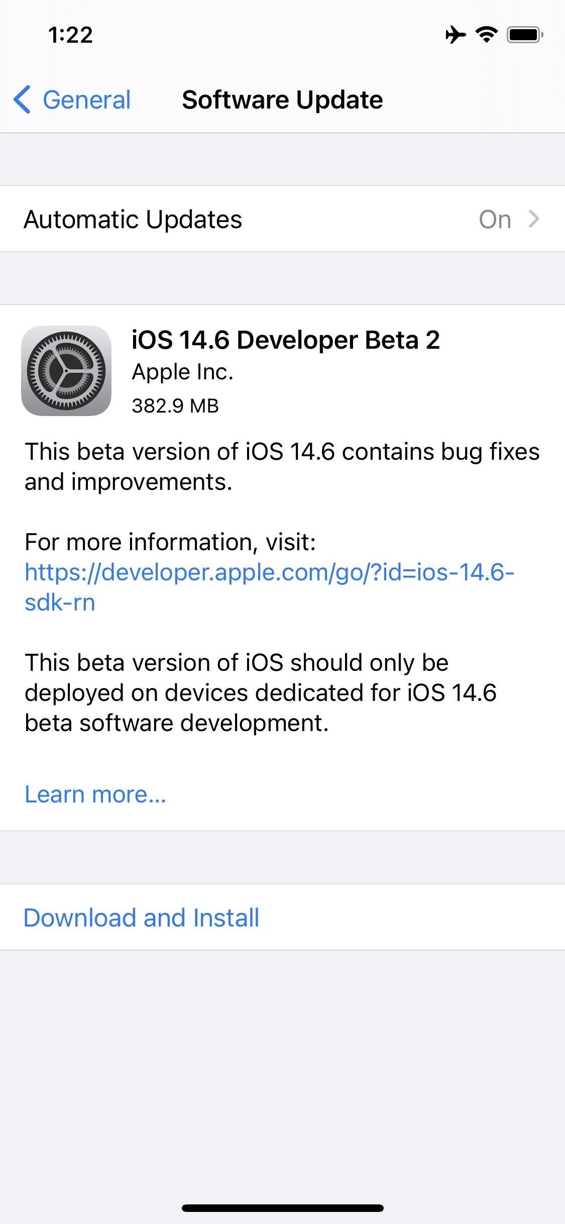 Apple Releases iOS 14.6 Developer Beta 2 for iPhone