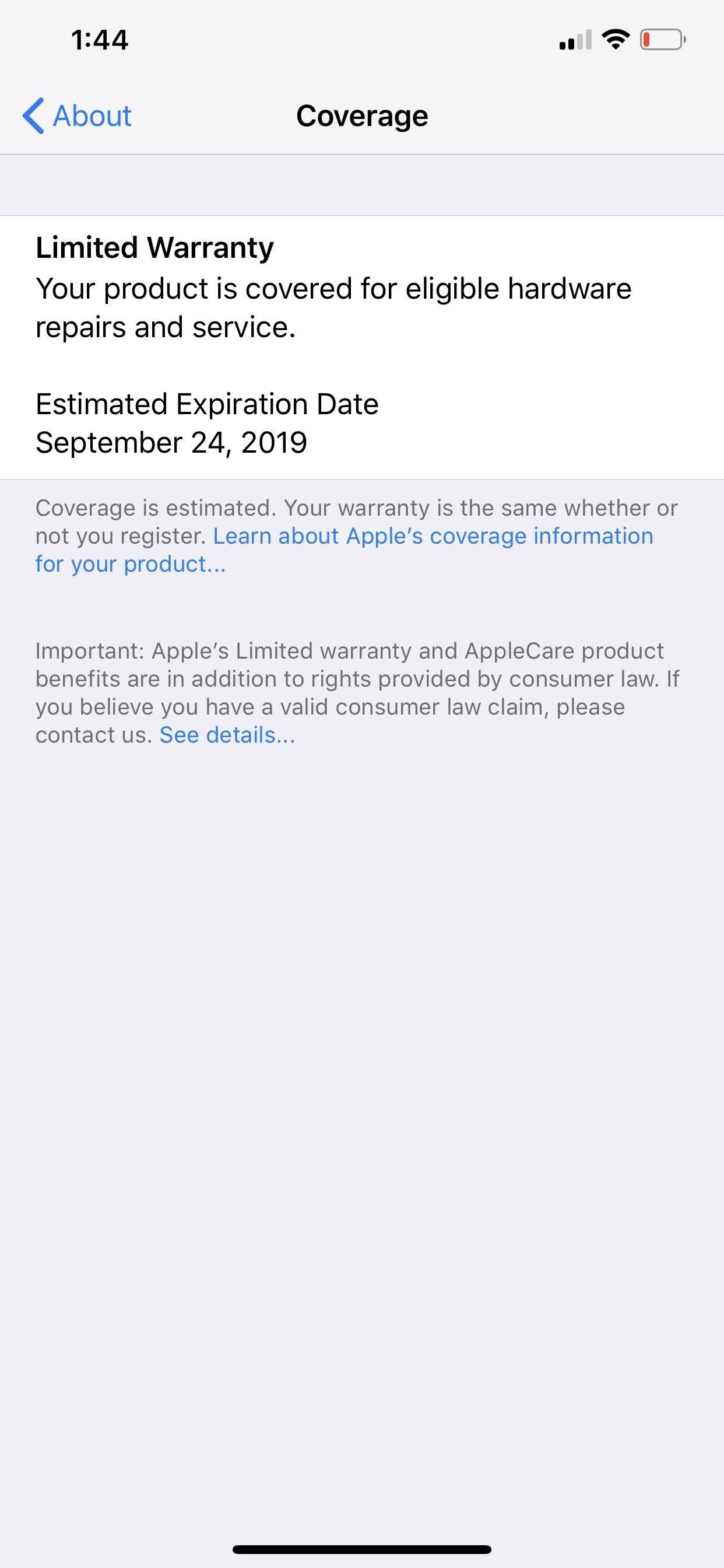 Apple's iOS 12.2 Public Beta 6 Available for iPhone, Adds New Warranty & AppleCare+ Status in Settings