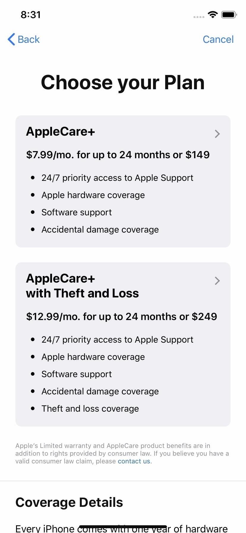 Apple's iOS 12.2 Public Beta 6 Available for iPhone, Adds New Warranty & AppleCare+ Status in Settings