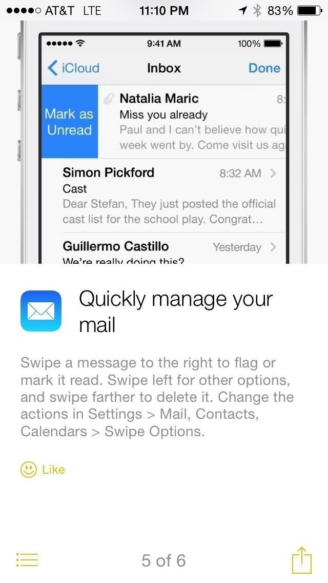 Apple's New “Tips” App Wants to Make Your Transition to iOS 8 as Smooth as Possible