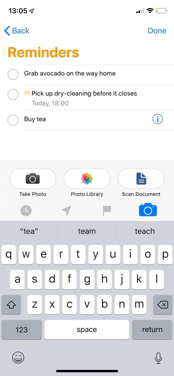 How to Attach Photos, Document Scans & Web Links to Reminders in iOS 13