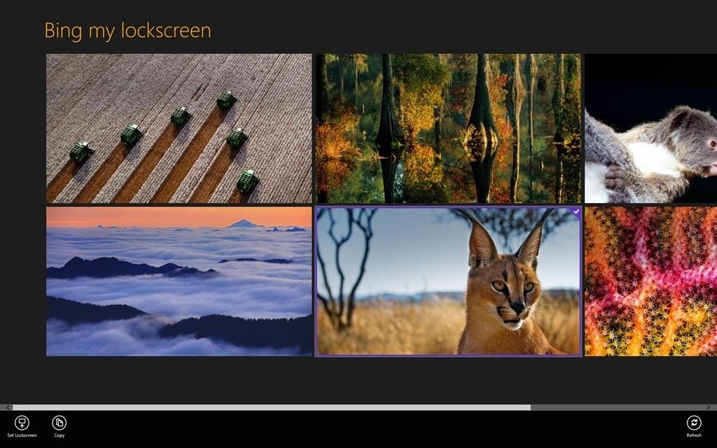 How to Automatically Add Bing's Daily Background Images to Your Windows 8 Lockscreen