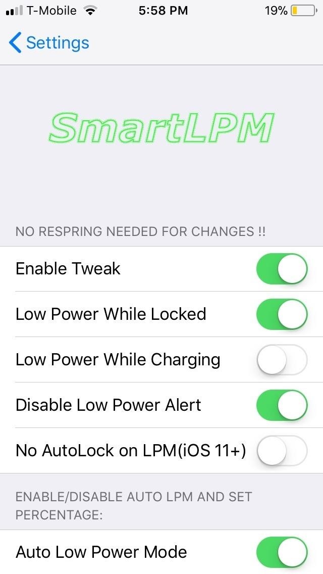 Automatically Enable Low Power Mode When Your iPhone Is Locked to Save Battery Life