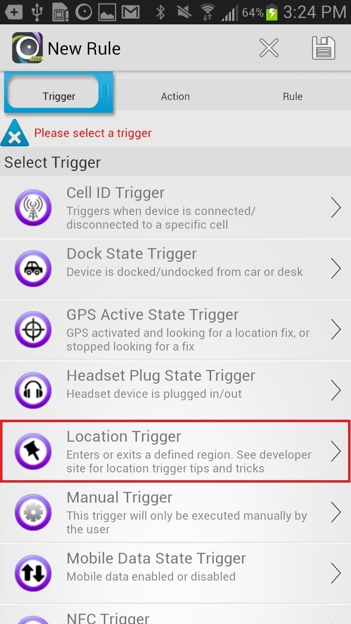 How to Automatically Silence Your Samsung Galaxy Note 2 in a Set Location (Or Automate Any Other Task You Want)