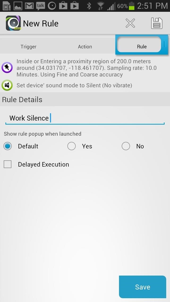 How to Automatically Silence Your Samsung Galaxy Note 2 in a Set Location (Or Automate Any Other Task You Want)