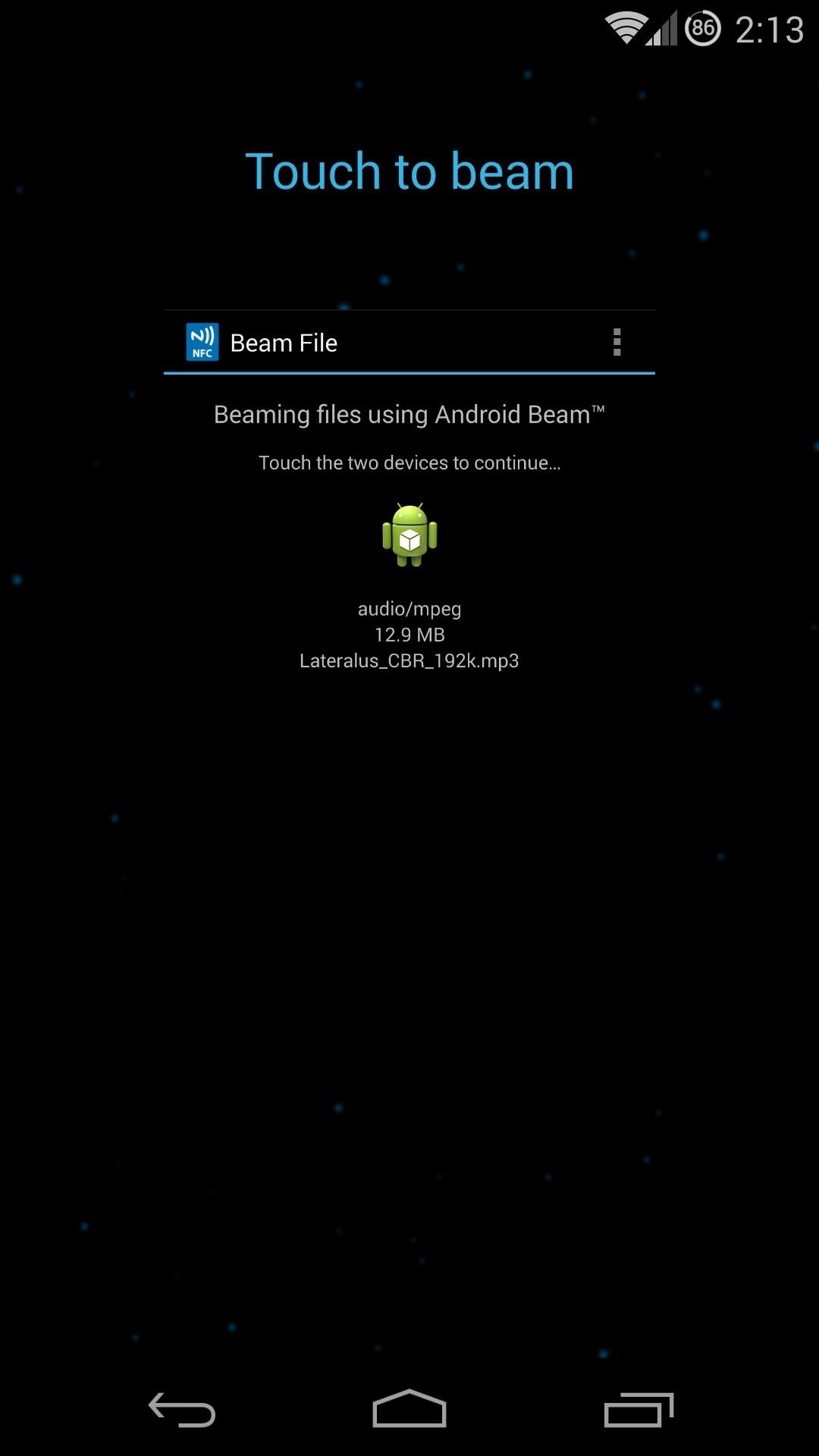 How to Beam Any File You Want from Your Nexus 5 to Another Android Device