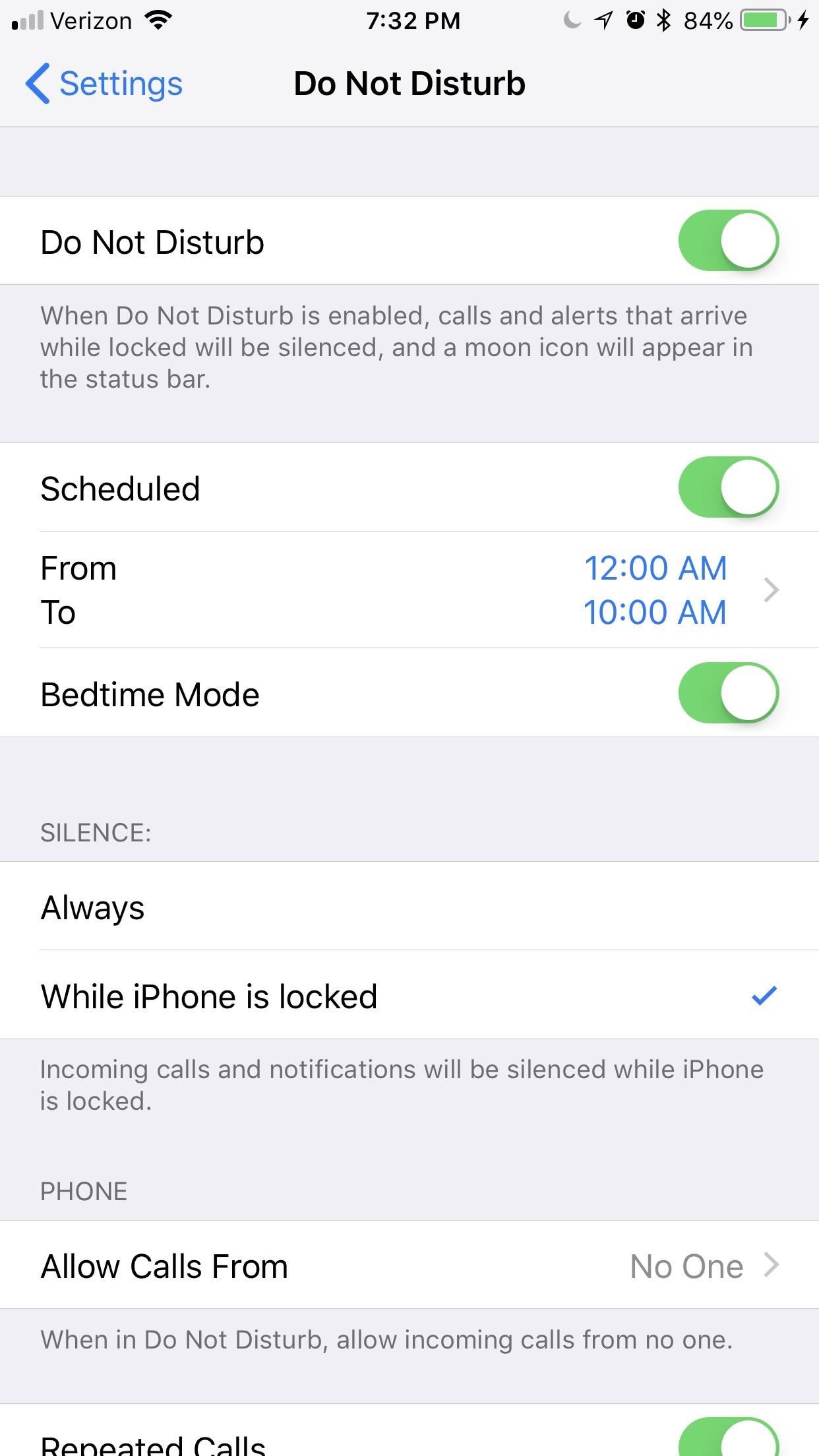 Bedtime Mode: How to Keep Notifications from Distracting You at Night on iOS 12