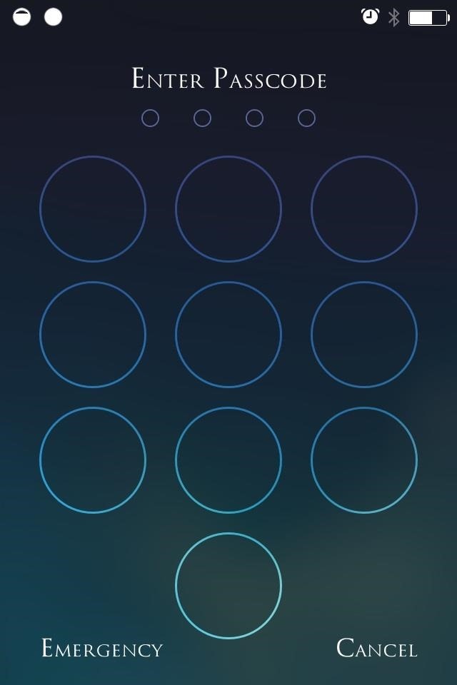 Beef Up Your iPhone's Passcode Security with a Blank Keypad on Your iOS 7 Lock Screen