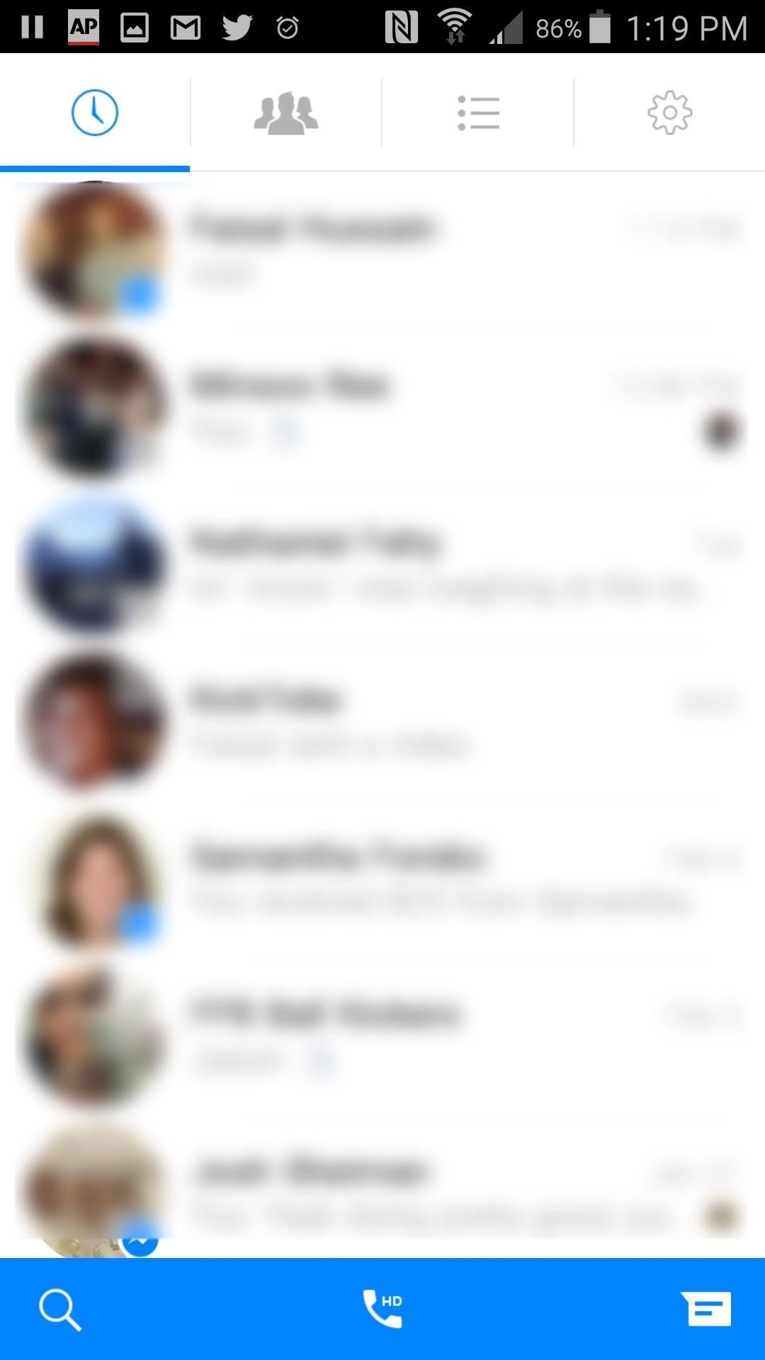 Big Changes for Facebook Messenger: Multiple Accounts, SMS, & Material Design