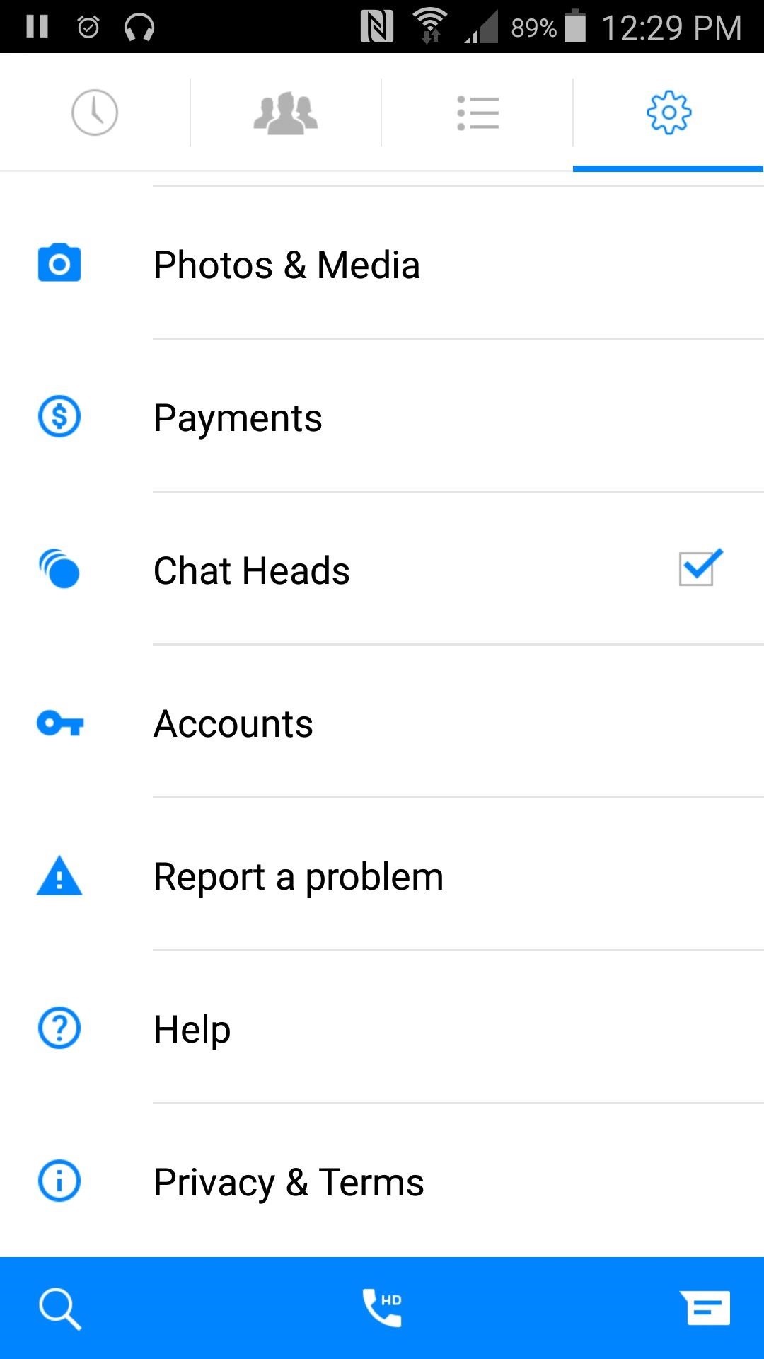 Big Changes for Facebook Messenger: Multiple Accounts, SMS, & Material Design