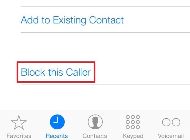 How to Block Any Unwanted Caller's Phone Number on Your iPhone in iOS 7—Even If They're Not in Your Contacts