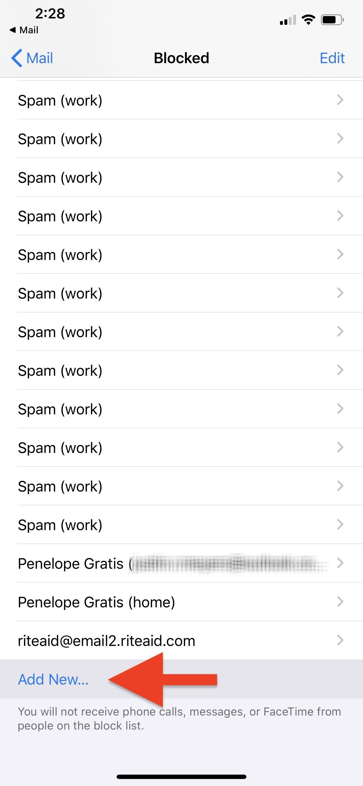 Block Contacts, Spam & Unknown Senders in iOS 13's Mail App So Incoming Emails Go Straight to Trash