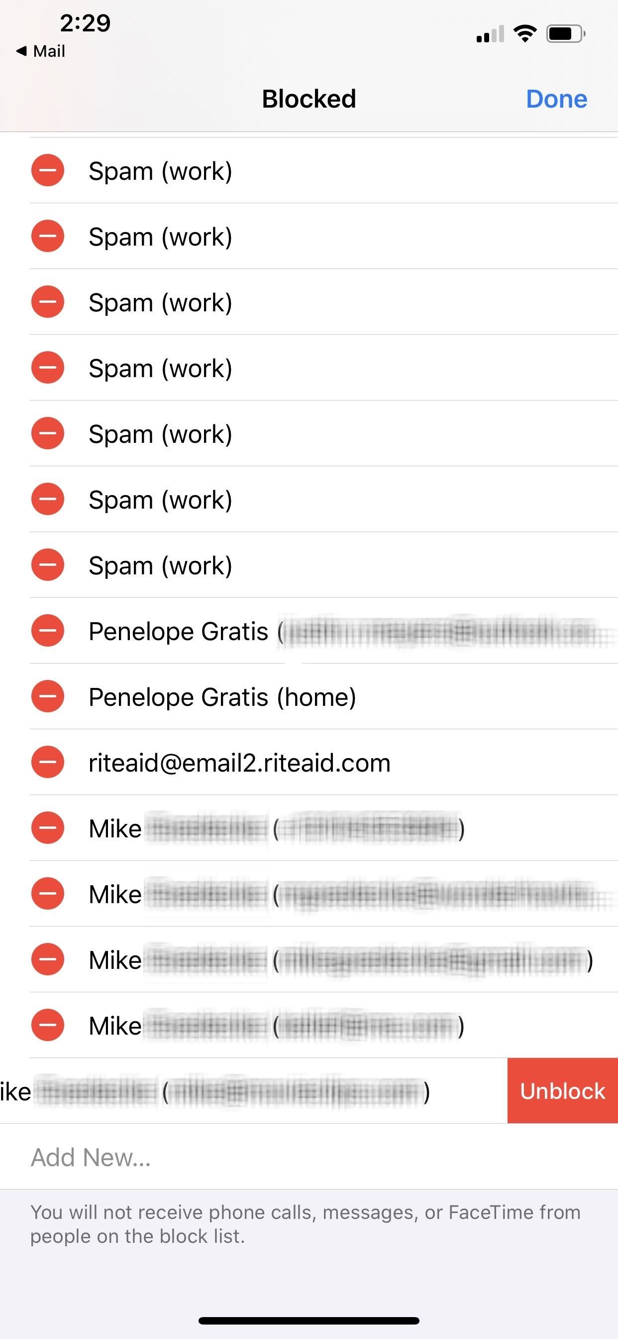 Block Contacts, Spam & Unknown Senders in iOS 13's Mail App So Incoming Emails Go Straight to Trash