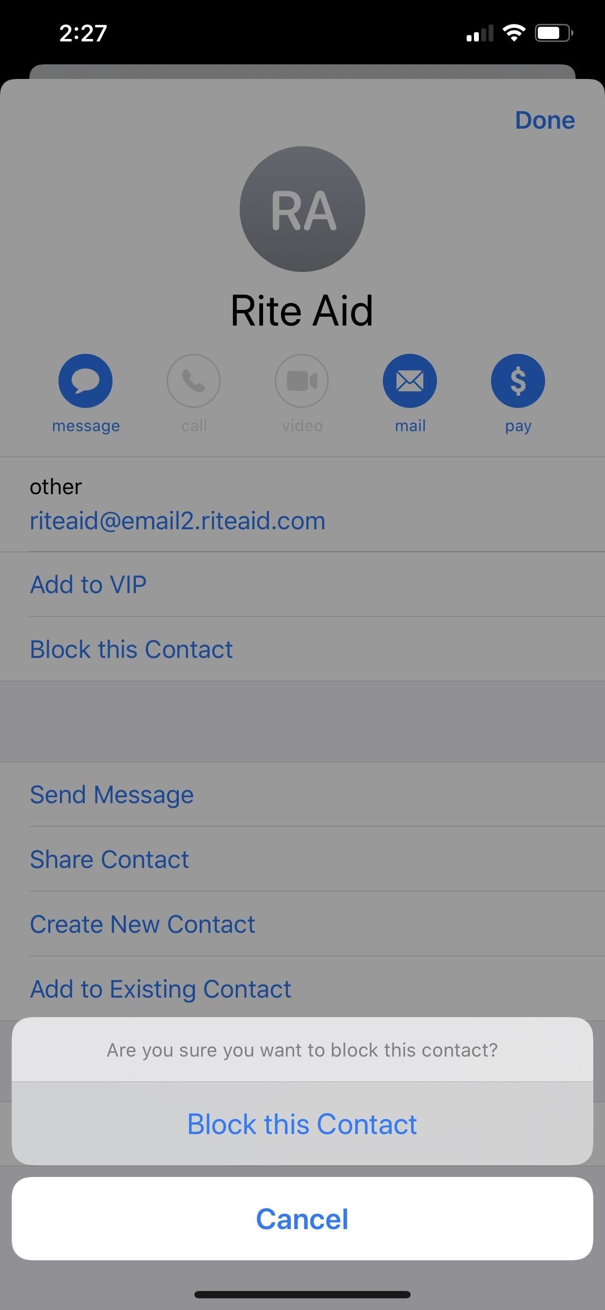 Block Contacts, Spam & Unknown Senders in iOS 13's Mail App So Incoming Emails Go Straight to Trash