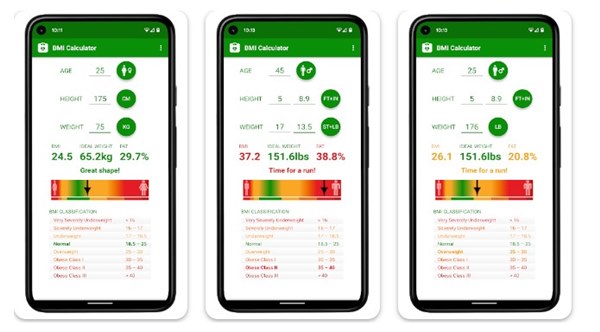 Check Body Fat: BMI Calculator