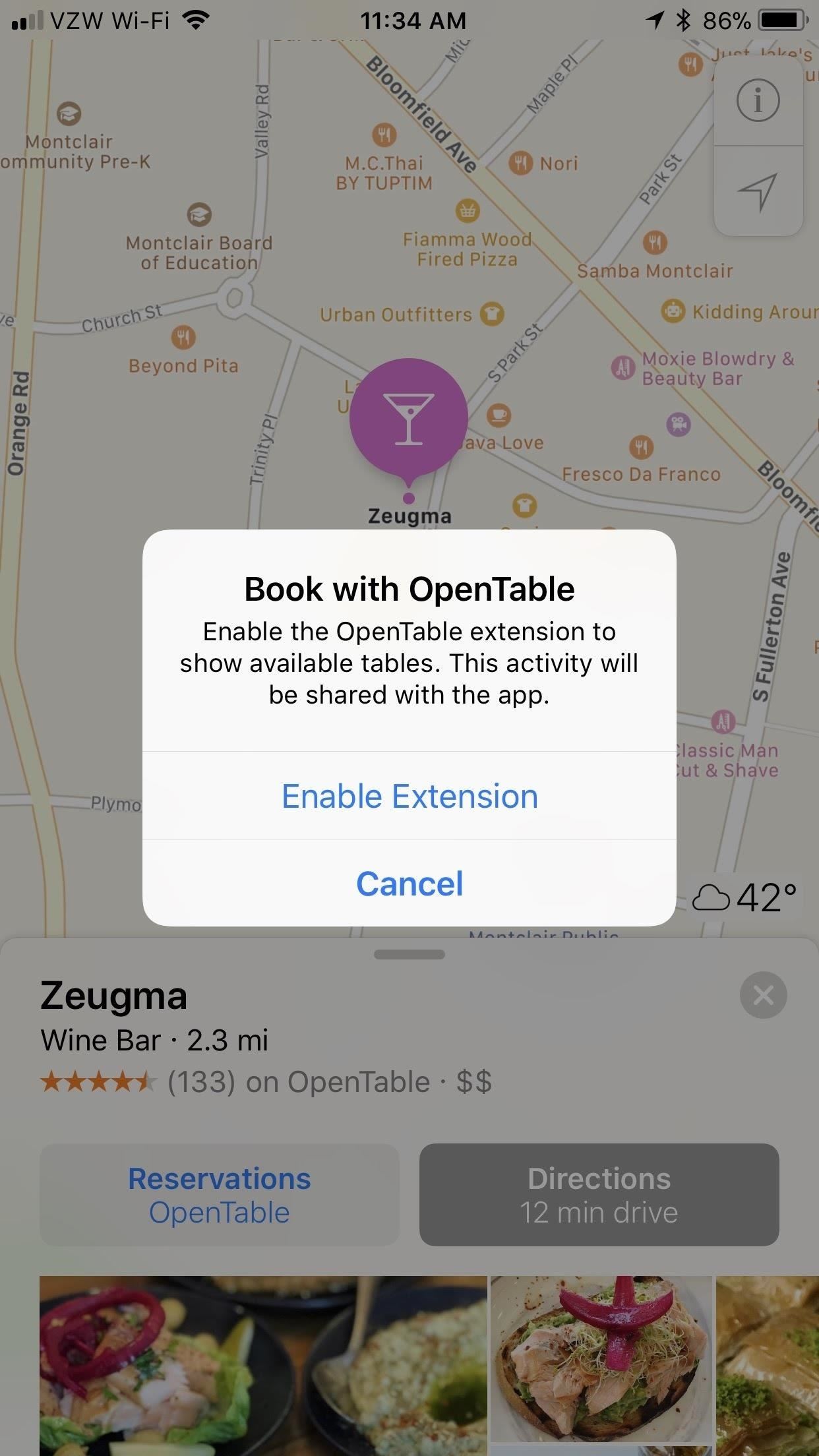 How to Book Dinner Tables Directly from Apple Maps on Your iPhone