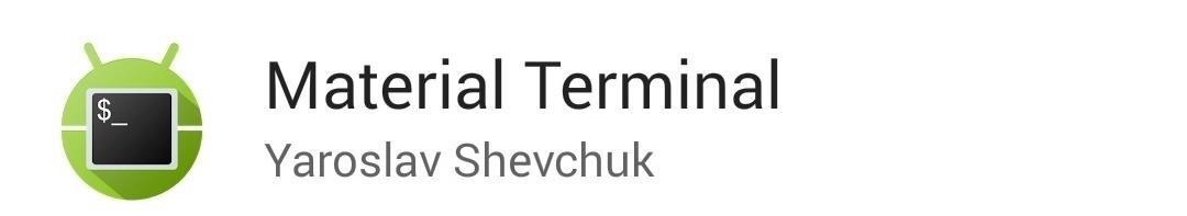 Bring Android's Command Prompt into the 21st Century with Material Terminal