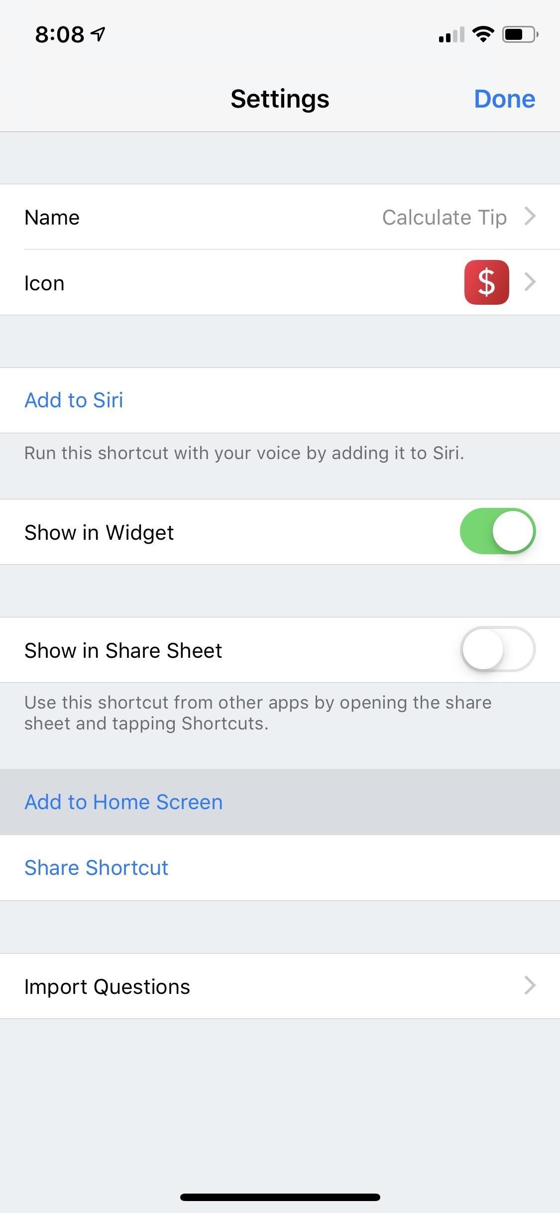 Calculate Tips Faster on Your iPhone Using the Shortcuts App