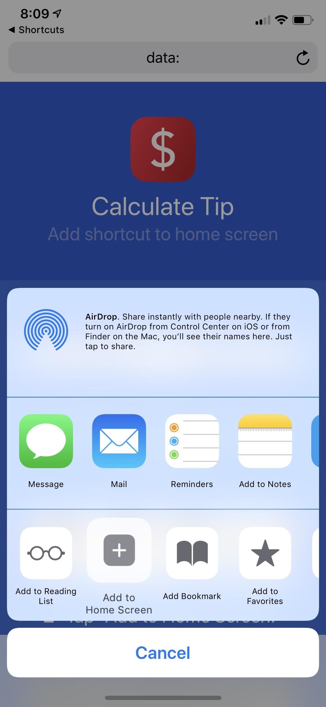 Calculate Tips Faster on Your iPhone Using the Shortcuts App