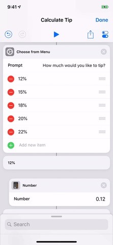 Calculate Tips Faster on Your iPhone Using the Shortcuts App