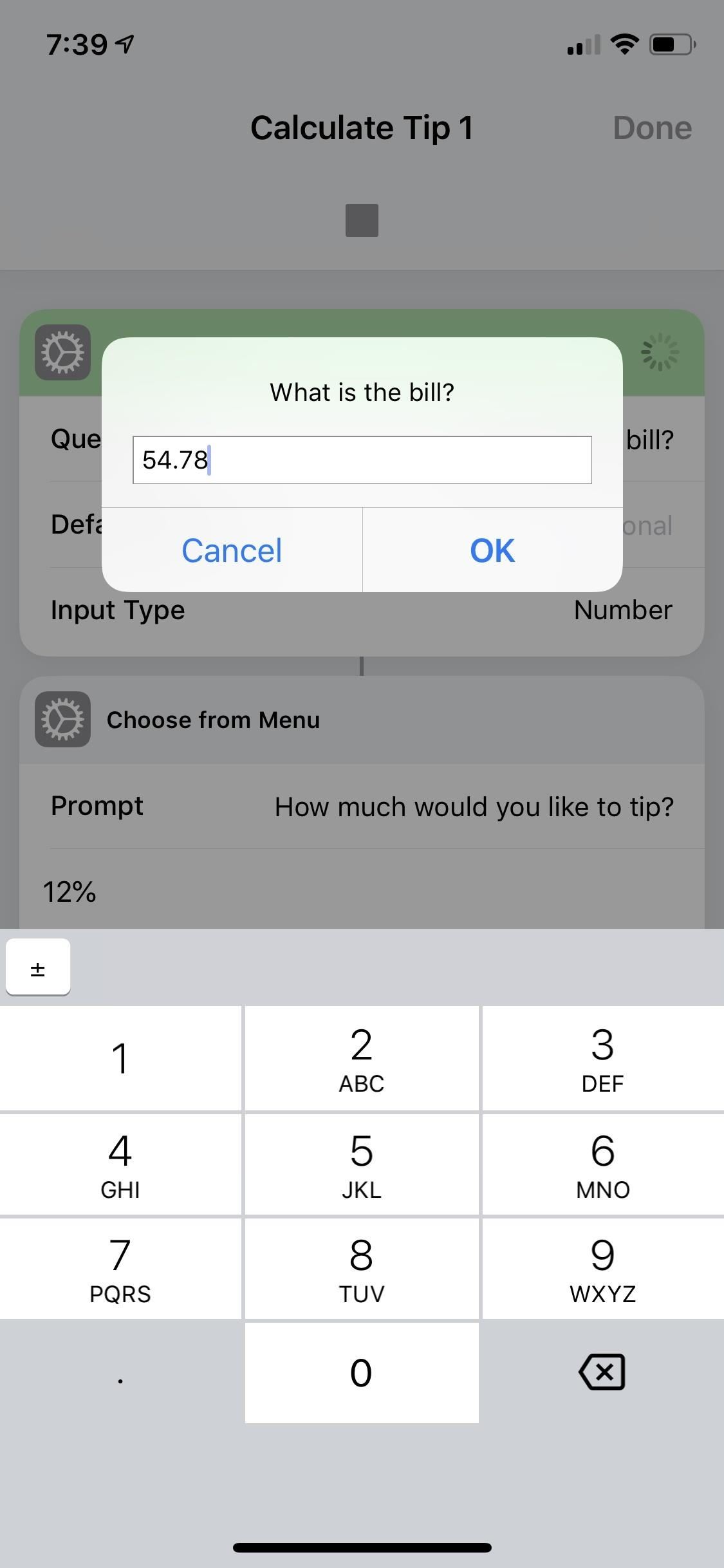 Calculate Tips Faster on Your iPhone Using the Shortcuts App