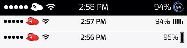 How to Change the Boring Battery Icon in Your iPhone's Status Bar to Something More Flavorful