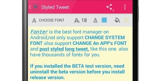 How to Change Fonts on a Per-App Basis for Android