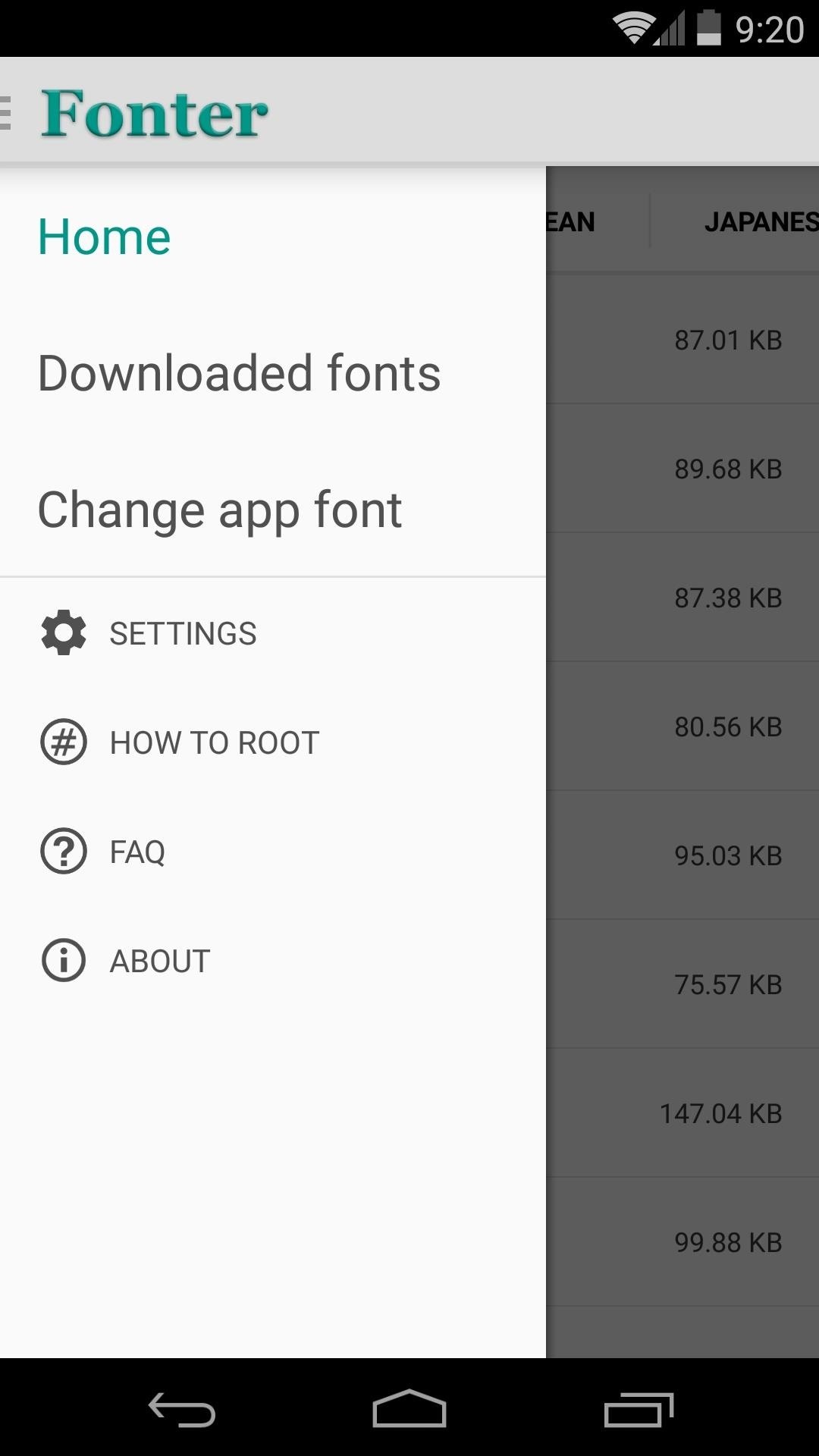 How to Change Fonts on a Per-App Basis for Android