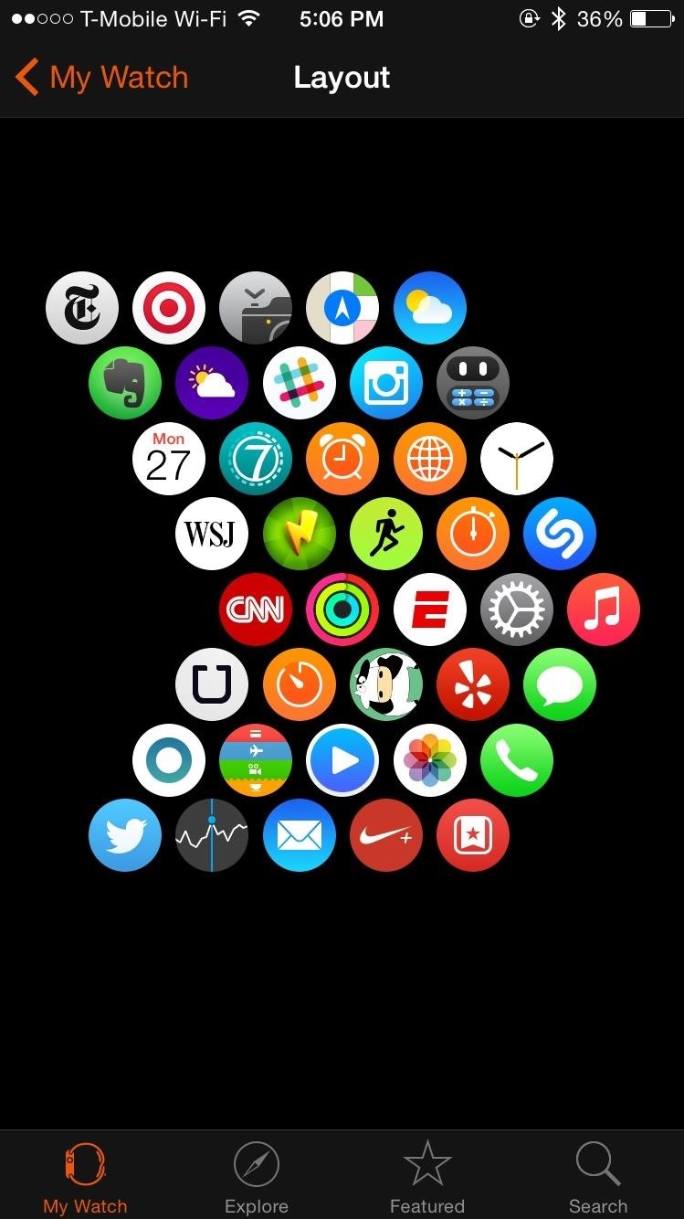 How to Change the Layout of Apps on Your Apple Watch