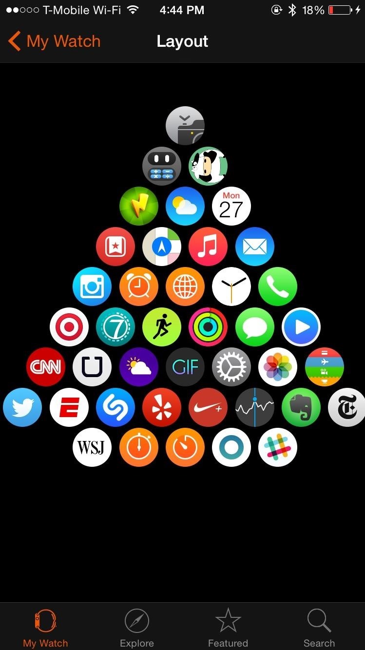 How to Change the Layout of Apps on Your Apple Watch