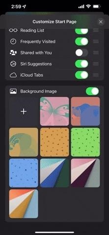 Change Safari's Background Image on Your iPhone for a More Customized Start Page