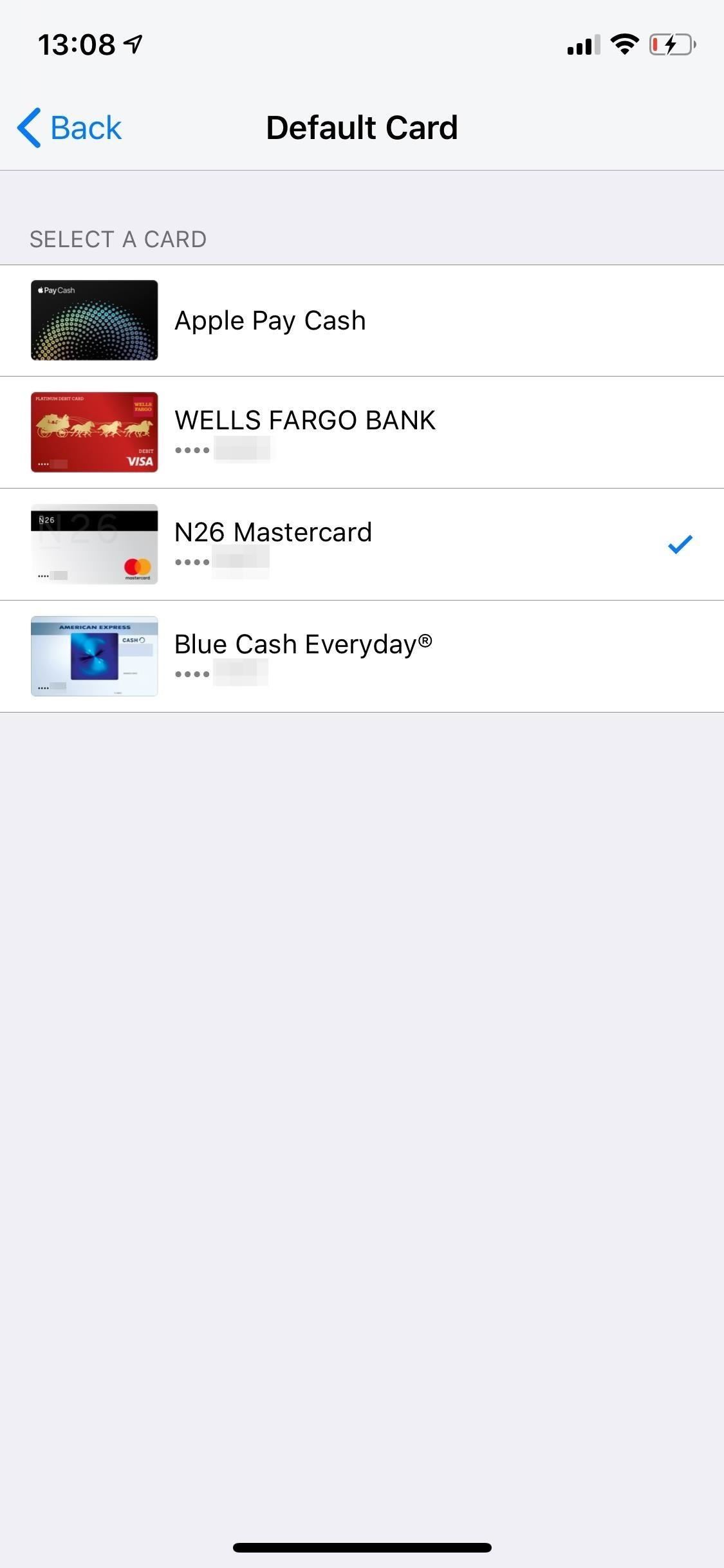 Change Your Default Card for Apple Pay So You Never Have to Choose During Checkout