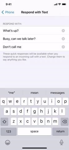 Change Your iPhone's Default Text Responses for Incoming Phone Calls to Quick Reply in Style