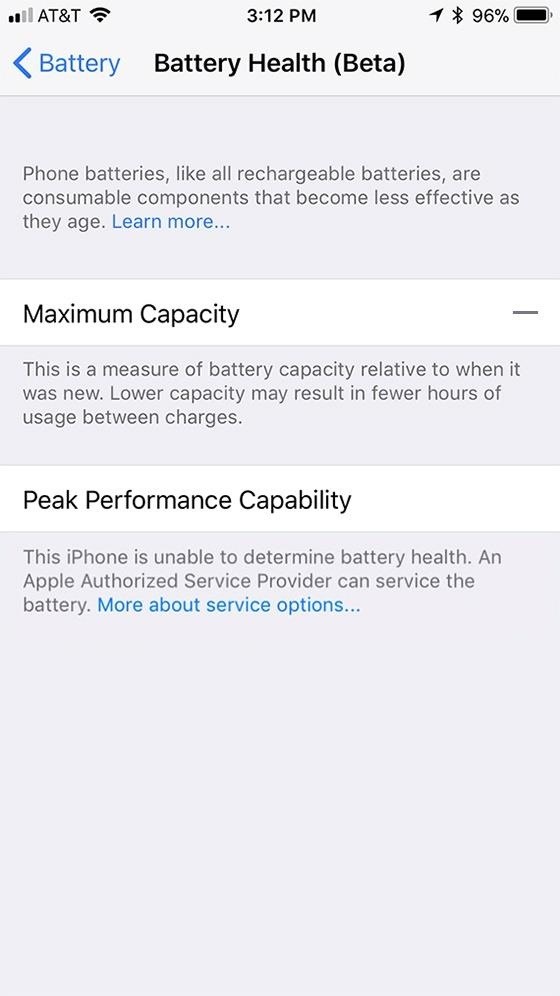 How to Check Your iPhone's Battery Health in iOS 11