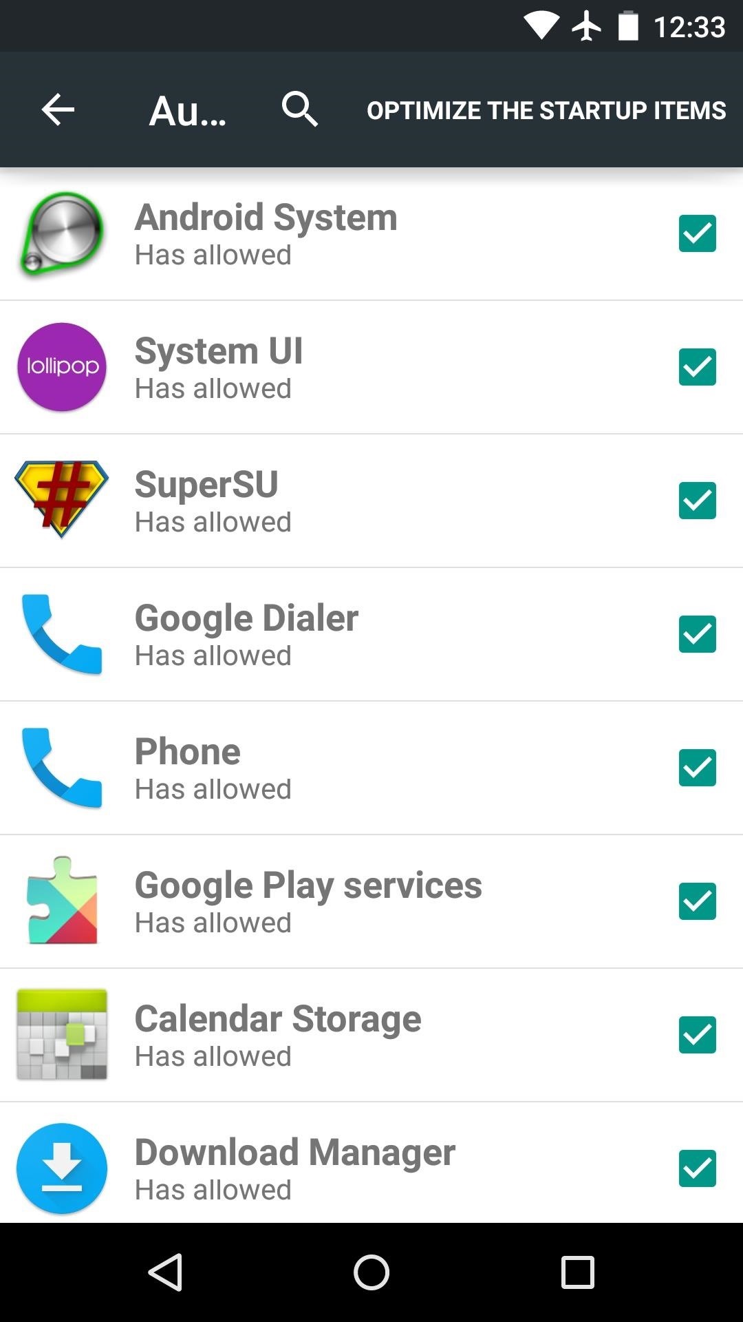 How to Choose Which Apps Are Allowed to Start Up Automatically on Your Nexus 5