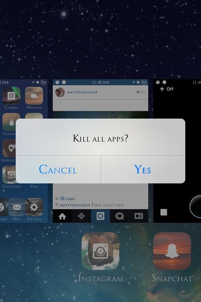 How to Close ALL Running Background Apps at the Same Time in iOS 7