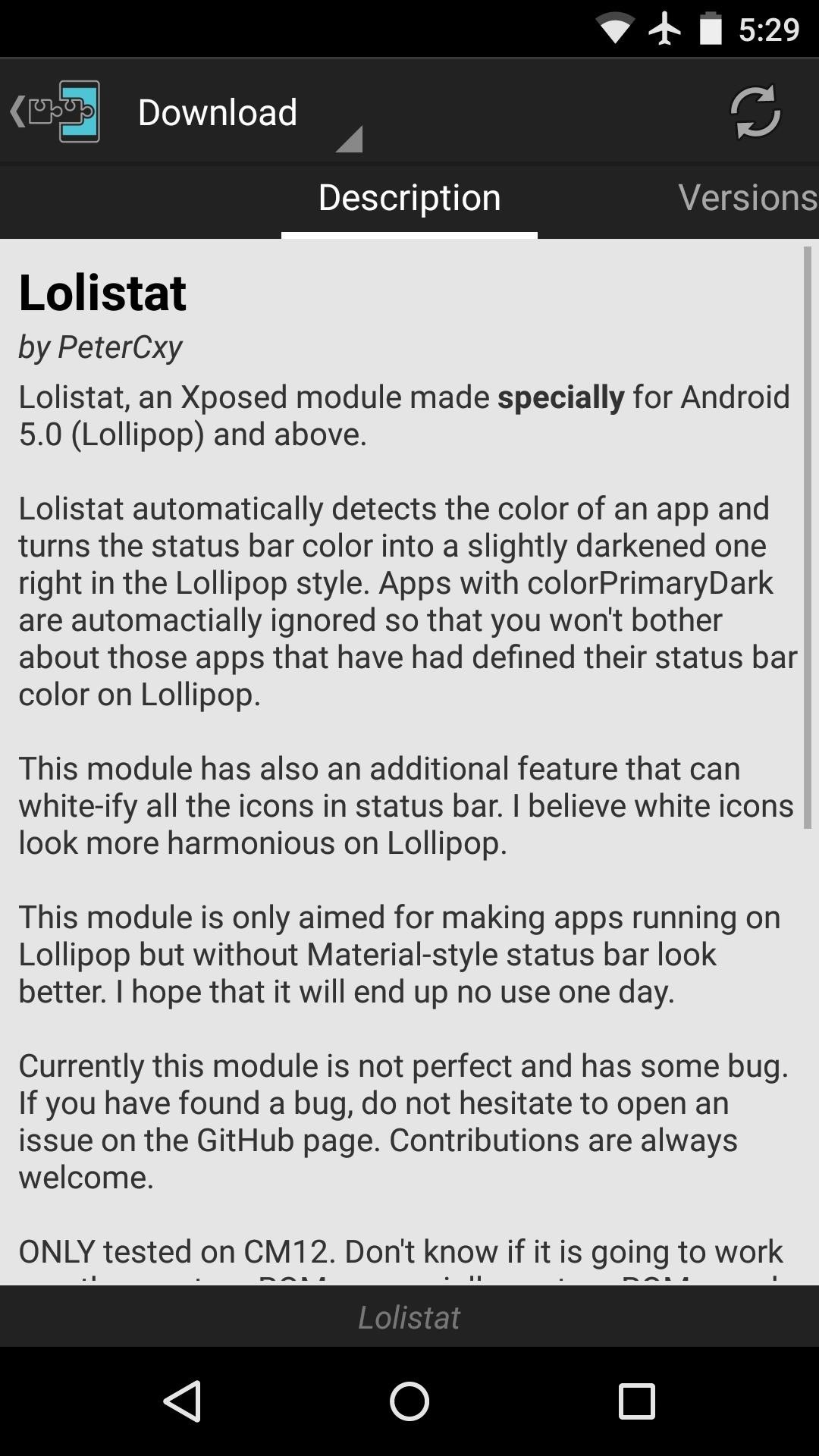 Color Your Status Bar to Match Any App in Android Lollipop