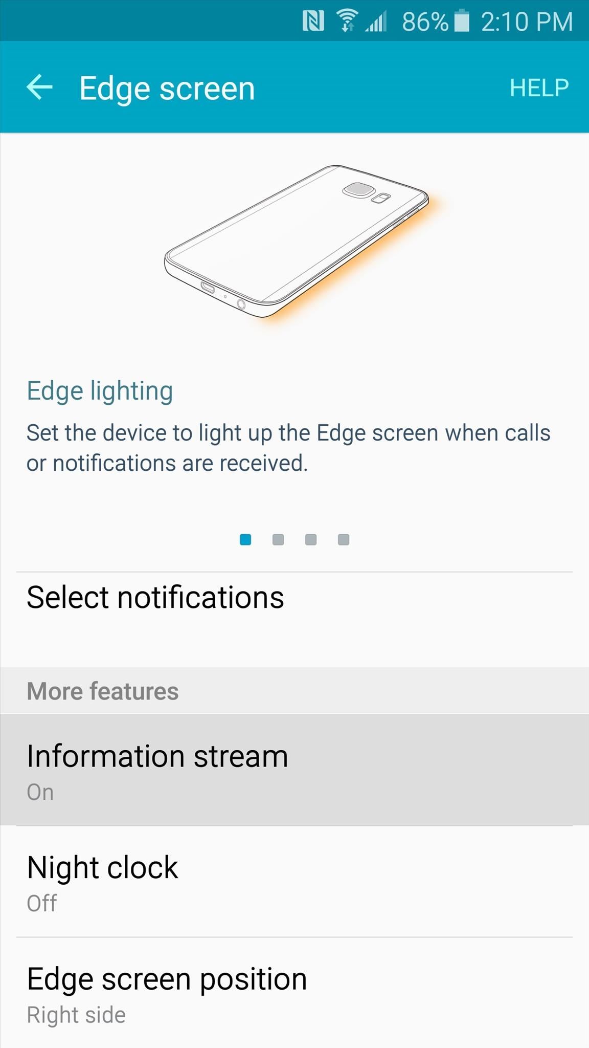 How to Control Music Playback from the Side of Your Galaxy S6 Edge’s Screen