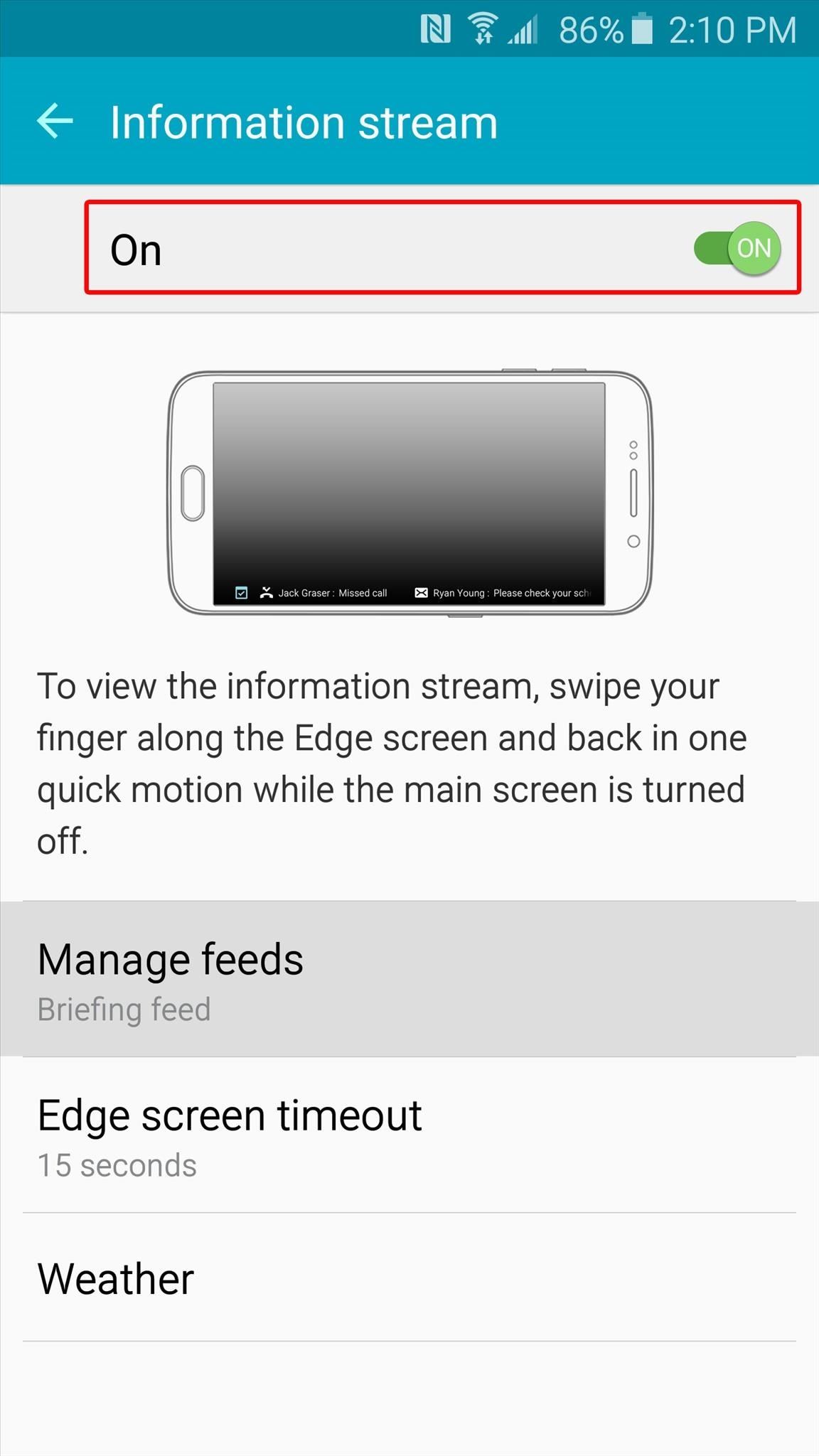 How to Control Music Playback from the Side of Your Galaxy S6 Edge’s Screen