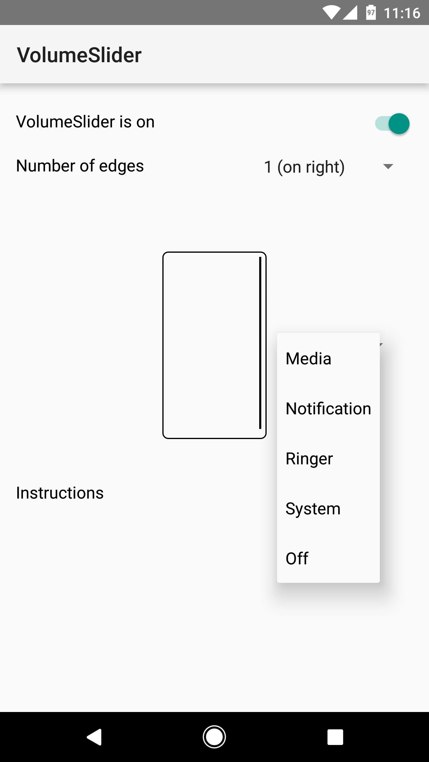 Control Your Android's Volume by Swiping the Edge of Your Screen