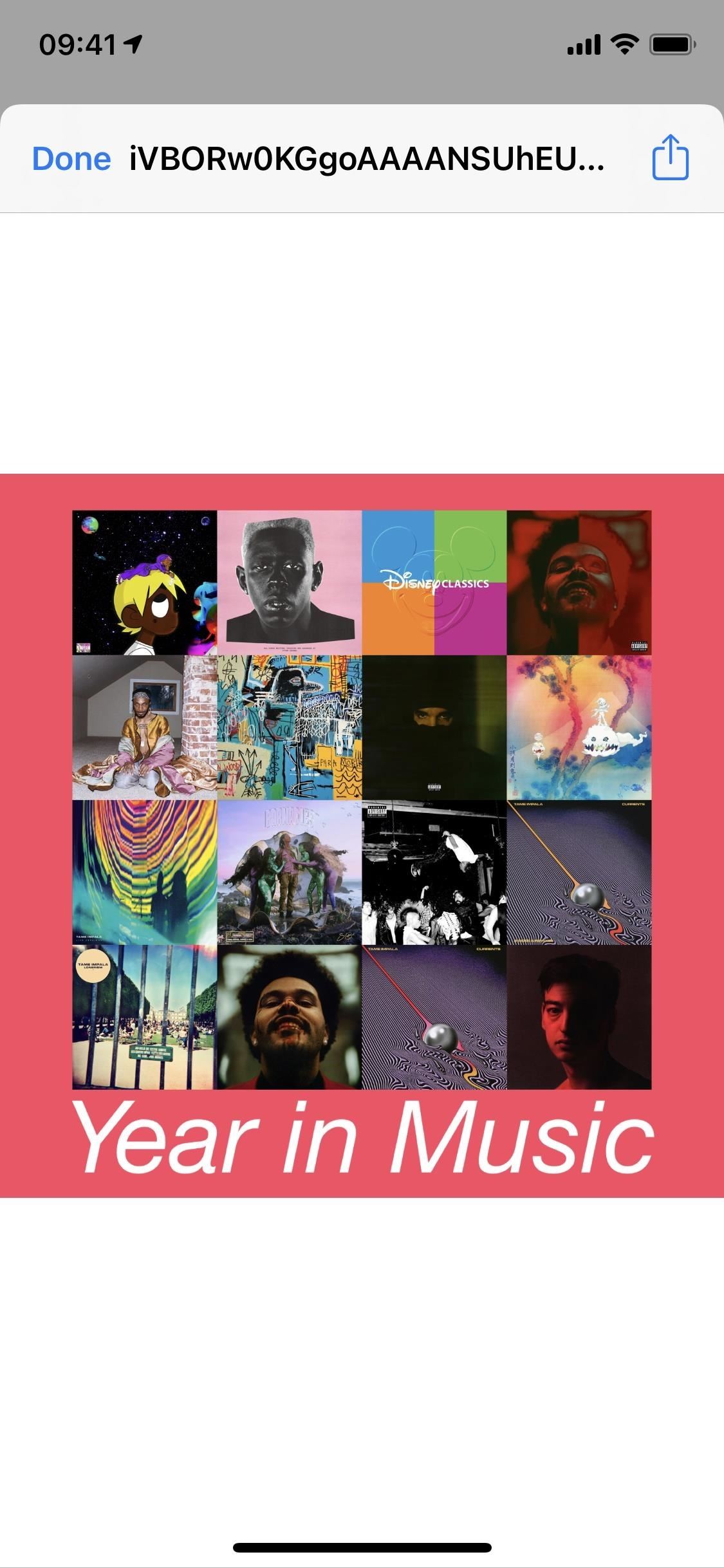 Create a 'My Year in Music' Cover Art Collage from Your iPhone's Music Library to Share on Social Media