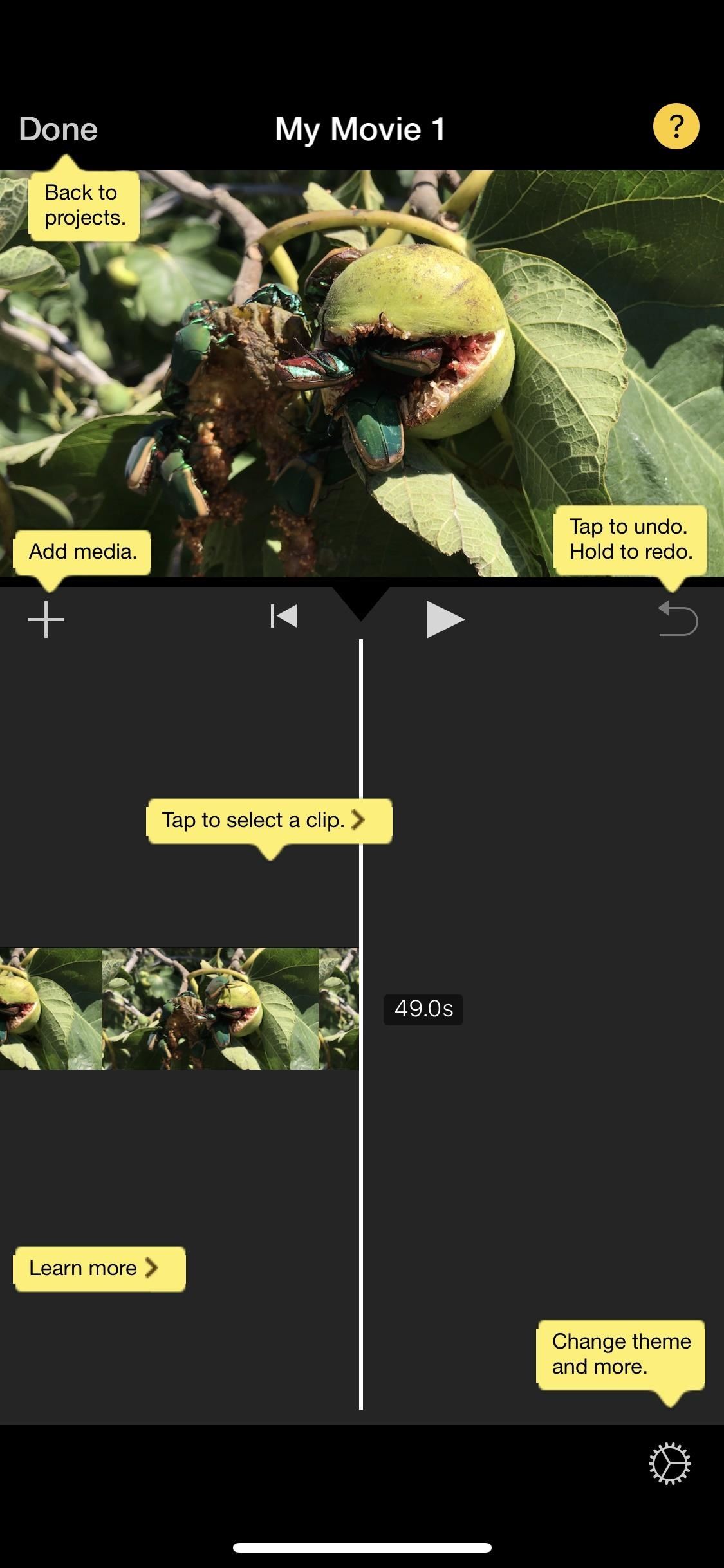 How to Create a New Movie Project in iMovie on Your iPhone